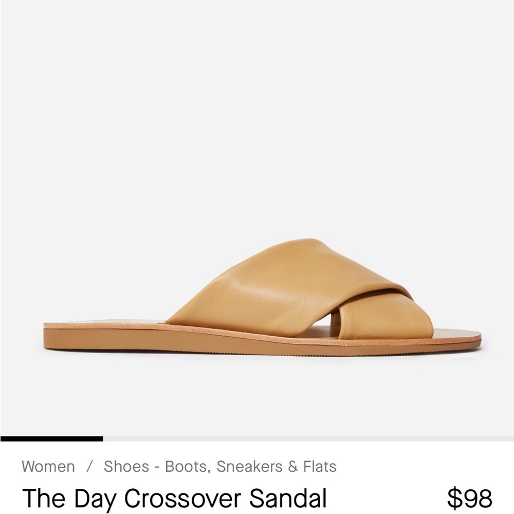 The Day Crossover Sandal Everlane Sz 9